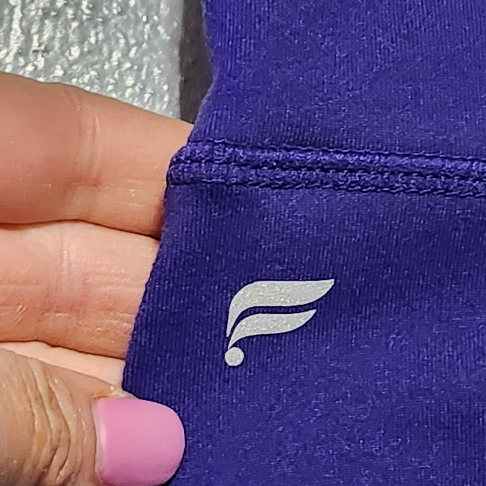 FABLETICS Define Powerhold Womens Medium Purple High Waist 7/8 Leggings Workout - Picture 10 of 16